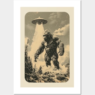 Beaming Up Bigfoot Posters and Art